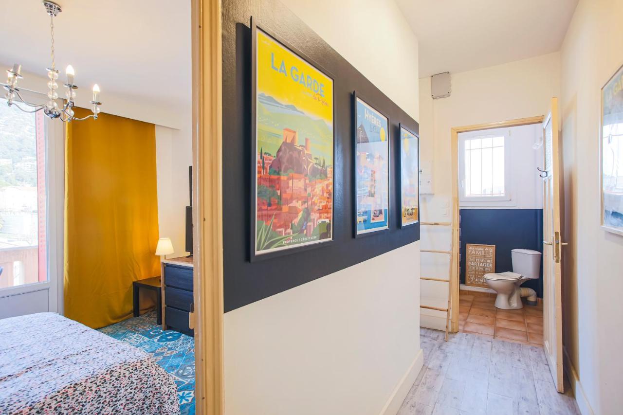 شقة #4 Toulon Centre, Balcon, Vue Sur Corniche, Lumineux, Au Calme, Stationnement Facile & Gratuit المظهر الخارجي الصورة